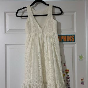 Flower girl dress creme